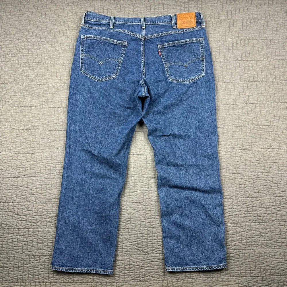Levis Premium 541 Jeans Athletic Taper Mens 38x29 (38x28) Blue Denim Medium Wash